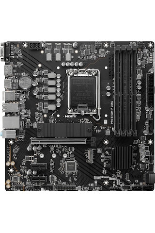 MSI Pro B760M-P DDR4 Intel B760 4800 MHz (OC) DDR4 Soket 1700 mATX Anakart