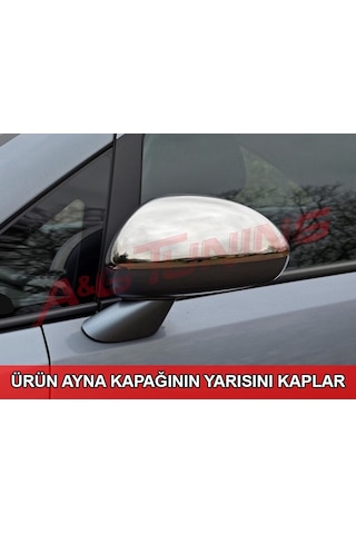 Opel Corsa D Krom Ayna Kapağı Tk 2007 Üzeri Paslanmaz Çelik N11.200