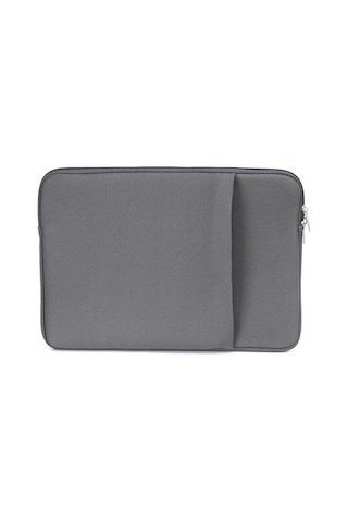Jeemson 15" Gri Ultrabook-notebook-tablet Kılıfı: Antistatik Köpük, Darbe Emici, Ön Cep Ve Yumuşak Iç Fodası Gri