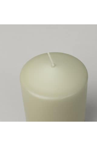 Linens Basic Çap 8 Cm Yükseklik 13 Cm Baton Mum Bej Bej