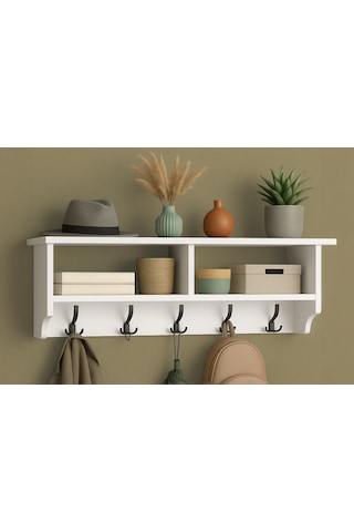 Coathaven Cift Katli Portmanto - Beyaz Beyaz