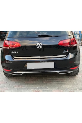 Golf 7 Difüzör. 7.5 Görünüm. Krom Egzozlu Difüzör. Parlak Siyah