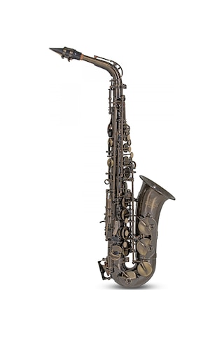 Roy Benson As-202a Alto Saksafon Antik Eskitilmiş Bronz Vintage Tarz
