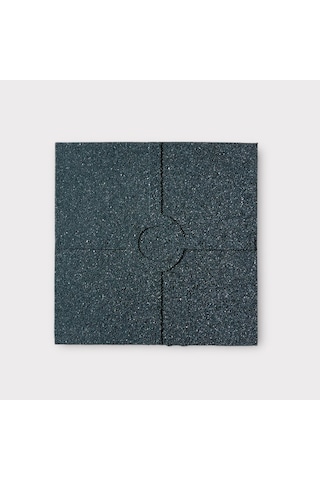 Kauçuk Zemin Kaplama Karo Yeşil 40x40x2 Cm - 35m2 Paketli-605 Çok Renkli