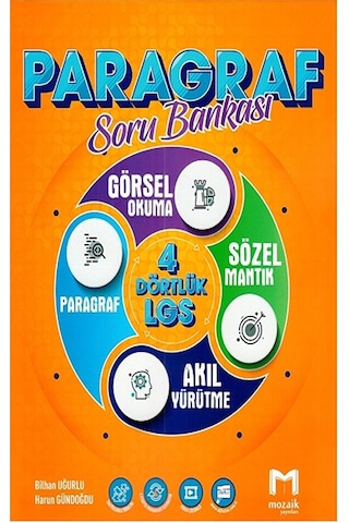 Mozaik Yayınları 8. Sınıf LGS Paragraf Mozaik Soru Bankası Mozaik Yayınları 8. Sınıf LGS Paragraf Mozaik Soru Bankası