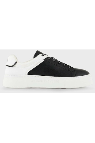 Armani Exchange Bayan Ayakkabı Xdx133 Xv725 S277 Siyah-beyaz Beyaz