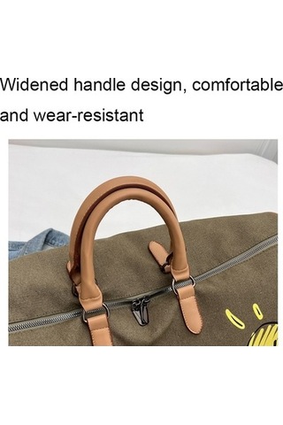 Zcjb Graffiti Kişisel Seyahat Çantaları Açık Hava Rahat Büyük Kapasiteli El Çantası Çapraz Askılı Çanta Siyah Siyah