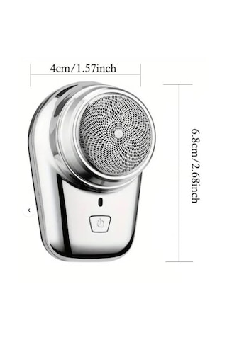 Mini Shaver Sıfır Sakal Taşınabilir Şarjlı Tıraş Makinesi Ipx6 Korumalı 4801