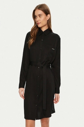 Calvin Klein Lyocell Shırt Dress Çok Renkli