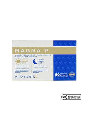 Vitafenix Magna P Magnezyum B6 60 Kapsül