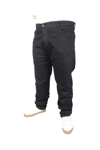 Mode Xl Büyük Beden Erkek Pantolon Kot Black 21920 Siyah 001