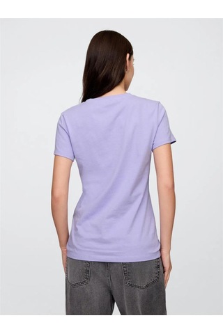 Kadın Gap Logo T-shirt Lila-6602 Lila