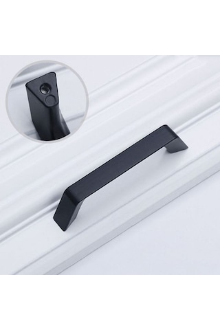 Marelli Terra Black Siyah 96 Mm Mobilya Dolap Kulbu