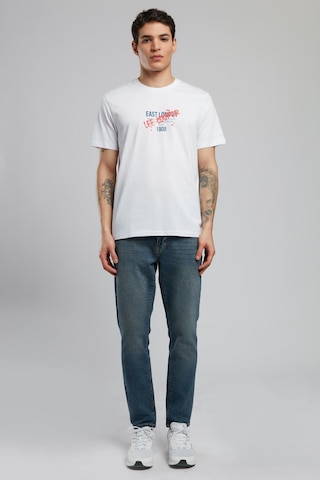 Lee Cooper Orsino Erkek O Yaka T-shirt Beyaz-19918 Beyaz