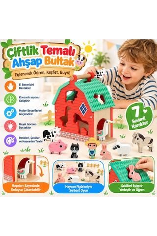 Çiftlik Temalı Ahşap Bultak