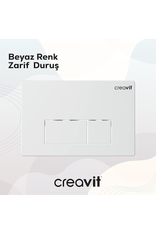 Creavit Arc Beyaz Kumanda Paneli GP8001.00 Beyaz
