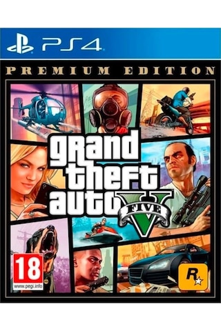 Gta 5 Grand Theft Auto V Premium Edition PS4 Oyun
