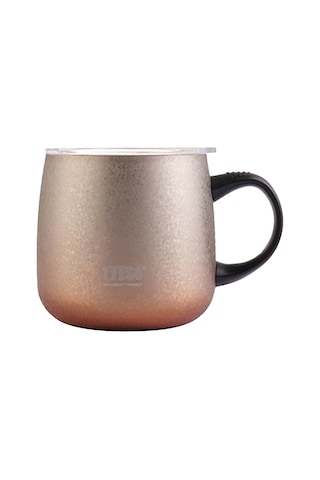 Tyeso Napoli Mug Vakumlu Paslanmaz Çift Duvarlı Termal Kapaklı 355ml Pembe