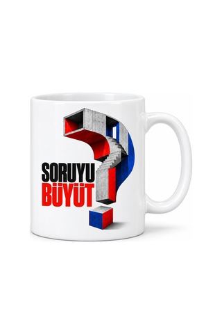 Ventra Soruyu Büyüt Tasarımlı Porselen Kupa - Model 681 Ventra
