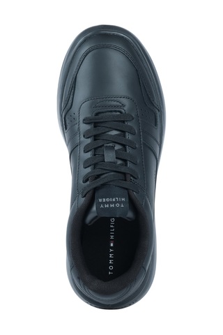 Tommy Hilfiger Modern Lightcup Erkek Siyah Deri Ayakkabı Fm0fm05529-bds Siyah