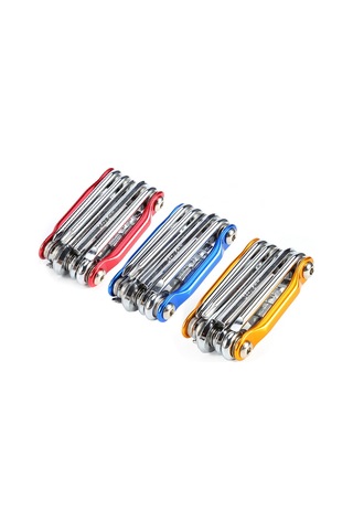 Skycity 11'lü Bisiklet Tamir Aleti Seti: Zincir Kırıcı, Tornavida, Hex Anahtarlar - Hafif, Dayanıklı, Taşınabilir Mavi Diğer