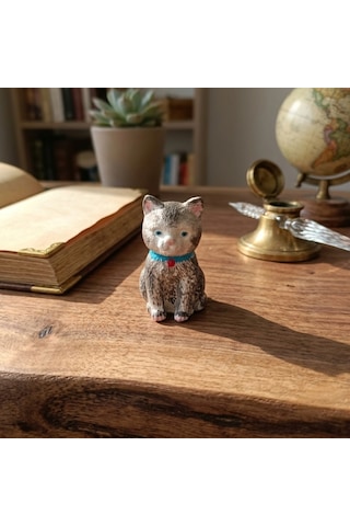 Kedi Minyatür Biblo O74 3x5 Cm
