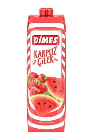 Dimes Karpuz Ve Çilekli İçecek 1 Lt X 6 Adet