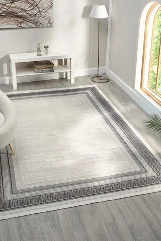 Seyran Halı Zen 7002 Antrasit Akrilik Makine Halısı