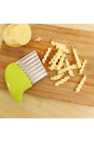 Jms Patates Kesici Kızartması Cips Soyma Bıçağı Mavi