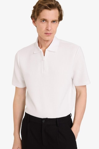 Defacto - Regular Fıt Polo Yaka Kısa Kollu Polo Tişört D7227AX25SP Beyaz