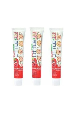 Eurofresh Little Kids 3+ Yaş Çilek Aromalı Çocuk Diş Macunu 50 G x 3 Eurofresh Little Kids 3+ Yaş Çilek Aromalı Çocuk Diş Macunu 50 G x 3