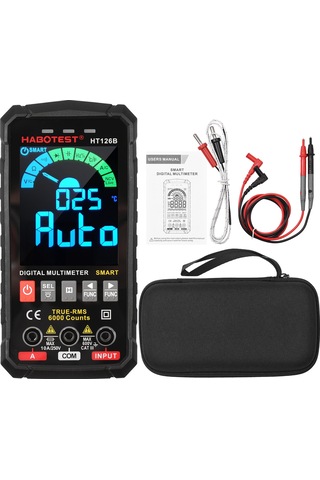 Habotest Ht126b 6000 Sayım Akıllı Dijital Multimetre