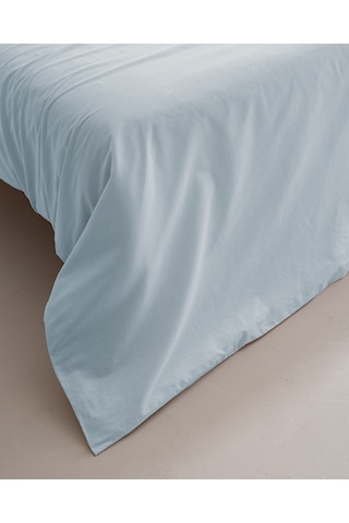 Madame Coco Manon King Size %100 Pamuk Ranforce Düz Nevresim - Mavi MAVI