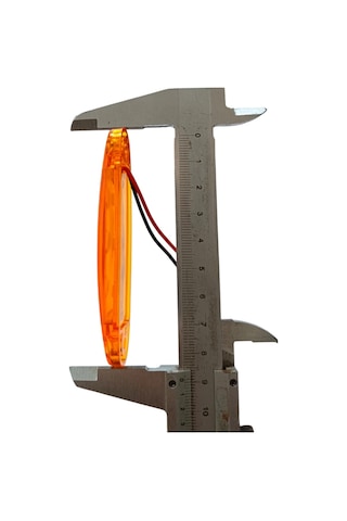 Sarı Parmak Led Dorse Lamba 3 Ledli 9cm 12-24v