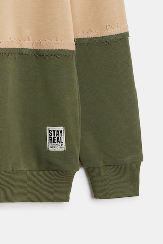 Shooter Sportwear Shooter Erkek Günlük Sweatshirt Bisiklet Yaka Regular Kalıp 3 İplik Haki