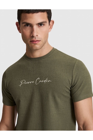 Pierre Cardin Erkek Haki Tişört 50327858-vr027