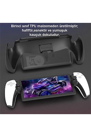 Ps5 Portal Uyumlu Case Premium Grip Stand Siyah Jys- P5191