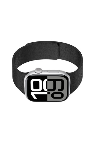 İos Uyumlu Watch 10 46mm Redclick Krd-136 Kabartma Desenli Mıknatıslı Silikon Kordon