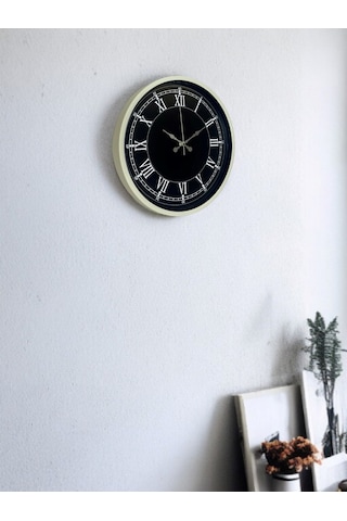 Mcg 36 Cm Krem Dekoratif Duvar Saati Çok Renkli 81976829