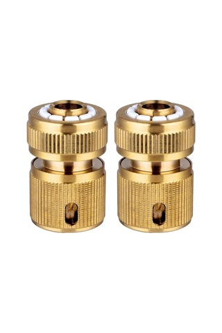 2'li Paket Pirinç Bahçe Hortumu Hızlı Bağlantı Parçaları, Bahçe Hortumu Hızlı Bağlantı Parçaları Diğer