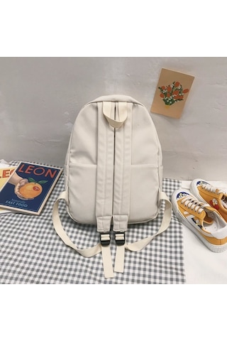 Mufunye Siyah, Çoklu Kullanimlı, Geniş Hacimli, Yumuşak Kumaşlı, Dayanıklı Üniversite/lise/ortaokul Öğrenci Sırt Çantası - Trendy Tasarım Çok Renkli