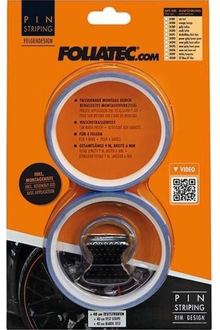 Foliatec Jant Şerit Seti Ve Montaj Aparatı 215x4cm-6mm Gt Mavisi