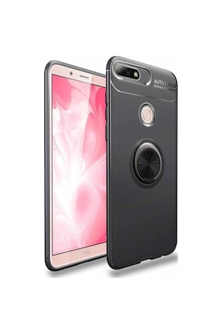 Huawei P Smart 2018 Yüzüklü Manyetik Ravel Kilif 513799631