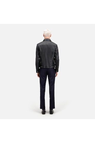 The Kooples Erkek Siyah Deri Ceket