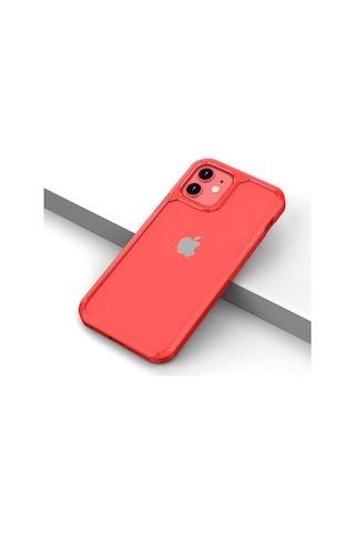 Apple Uyumlu iPhone 12 Mini Uyumlu Zore Roll Kılıf-kırmızı Kirmizi -