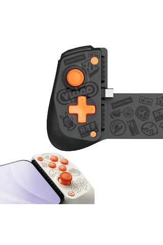 Gamesir X5 Lite Zenless Zone Zero Zzz Siyah Mobile Game Controller Apple Uyumlu iOS, Android