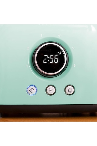 Cecotec Classictoast 8000 Blue Double 800 W Dijital Göstergeli Ekmek Kızartma Makinesi