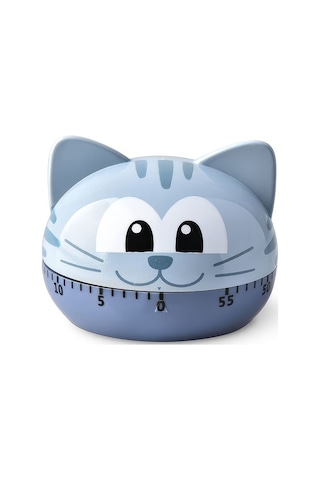 Kedi Model Mekanik Mutfak Zamanlayıcı Timer Çocuklar İçin Thr382