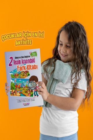 Dikkat Ve Zeka Geliştiren İki Resim Arasındaki Fark Kitabı