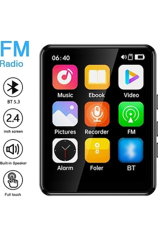 Flybuy 2.4 Dokunmatik Bluetooth Mp3/mp4 Çalar, Tf Kart, E-kitap, Video Oynatıcı